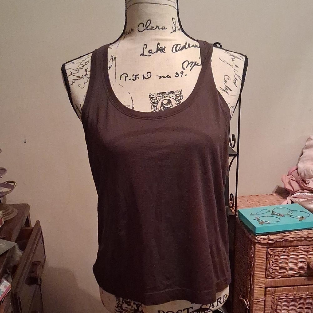 LULULEMON Women's Brown Tank Top size 12